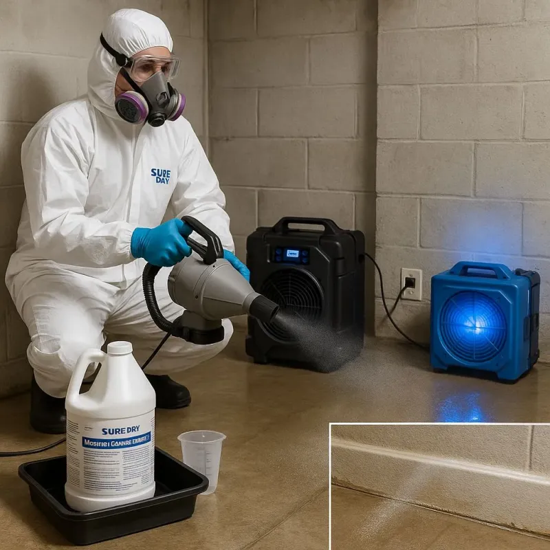 Sanitization and Odor Removal process in DeMotte, IN