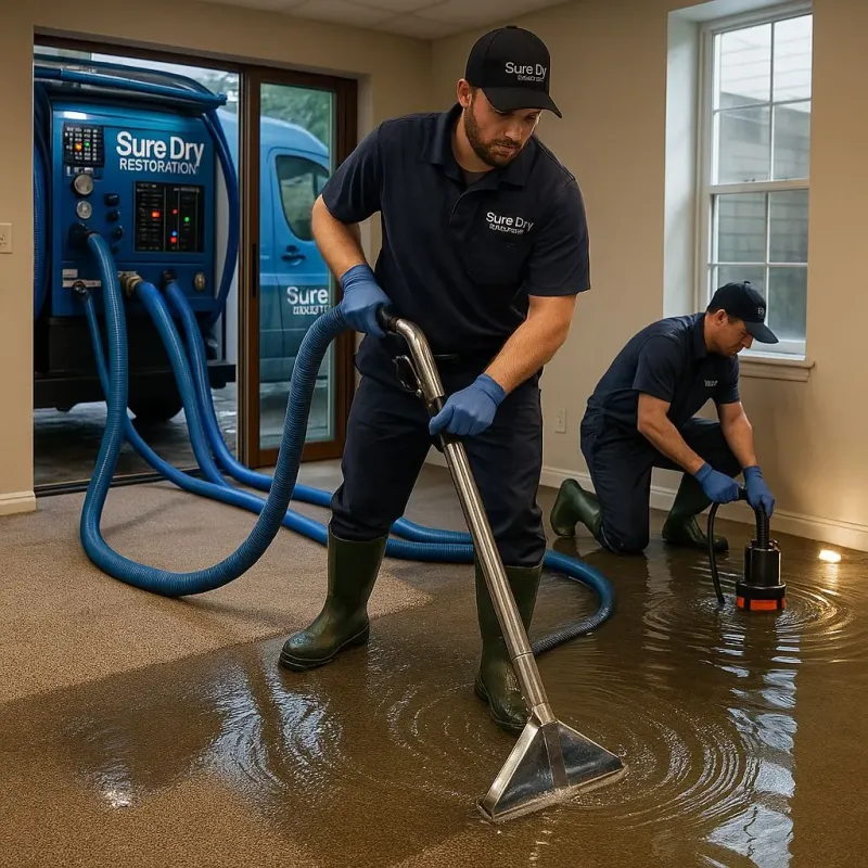 Water Extraction and Removal process in DeMotte, IN